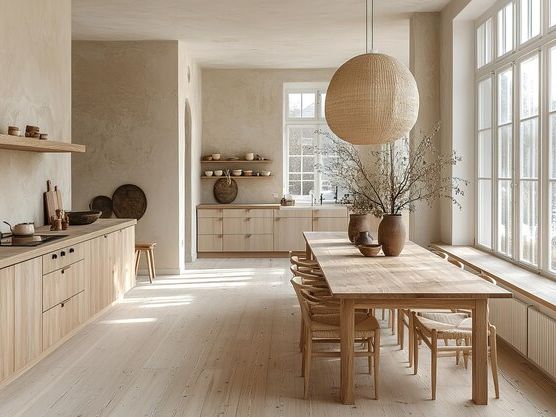 Kuchnia w stylu Japandi – jakie fronty meblowe wybrać żeby były trwałe?